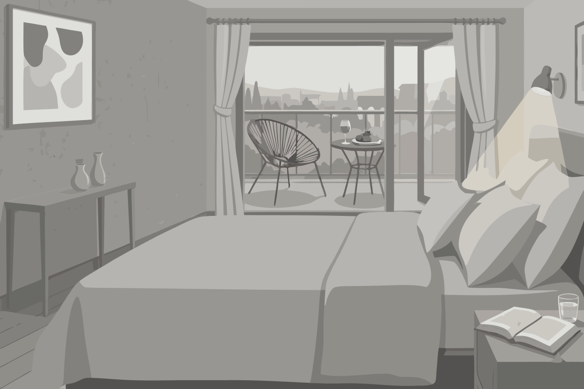 Habitación Triple con vistas al mar